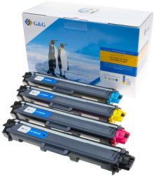 Pachet tonere premium G&G Brother TN 241 TN-241 TN241 pentru DCP 9015CDW 9020CDW HL 3140CW 3150CDW 3170CDW MFC 9140CDN 9330CDW 9340CDW 
