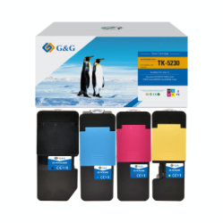 Pachet tonere premium G&G Kyocera TK-5240 TK5240 pentru ECOSYS M5526cdw M5526cdn P5026cdn P5026cdw 