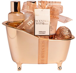 Set 4 produse de ingrijire Scented Bath Bronze IDC Institute 12131 320 ml 
