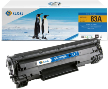 Toner Premium G&G 1.5K HP 83A Black CF283A HP83A pentru LaserJet Pro MFP M125a M125nw M127fn M127fw M201n M201dw M202n M202dw M225dn 