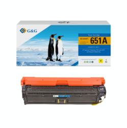 Toner Premium G&G 16K HP 651A Yellow CE342A HP651A pentru LaserJet Enterprise 700 color MFP M775dn Color M775z M775z+ M775f 