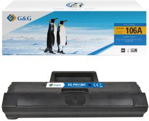Toner Premium G&G 1K HP 106A Black W1106A HP106A pentru Laser 107a 107r 107w MFP 135a 135r 135w 137fnw 