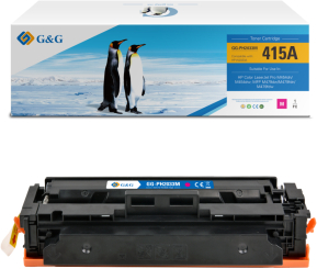 Toner Premium G&G 2.1K HP 415A Magenta W2033A HP415A pentru Color LaserJet Pro M454dn M454dw MFP M479dw M479fdn M479fdw M479fnw 