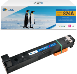 Toner Premium G&G 21K HP 824A Yellow CB382A HP824A pentru Color LaserJet CP6015dn CP6015xh CP6015de CM6030 CM6030f CM6040 CM6040f 