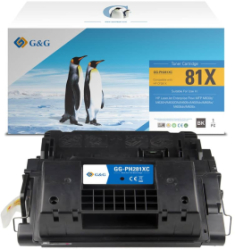 Toner Premium G&G 25K HP 81X Black CF281X HP81X pentru LaserJet Enterprise MFP M630dn M630f Flow M630z M630h M605n M605dn M605x M604n 