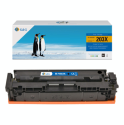 Toner Premium G&G 3.2K HP 203X Black CF540X HP203X pentru Color LaserJet Pro M254dw M254nw MFP M280nw M281fdn M281fdw 