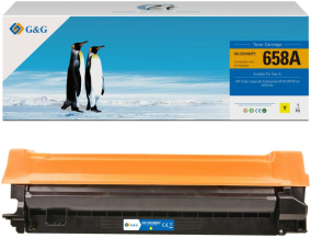 Toner Premium G&G 6K HP 658A Yellow W2002A HP658A pentru Color LaserJet Enterprise M751n M751dn 