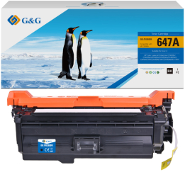 Toner Premium G&G 8.5K HP 647A Black CE260A HP647A pentru Color LaserJet Enterprise CP4025n CP4025dn CP4525n CP4525dn CP4525xh CM4540 