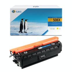 Toner Premium G&G 9.5K HP 508X Yellow CF362X HP508X pentru Color LaserJet Enterprise M552dn M553n M553dn M553x Flow MFP M577c M577dn 