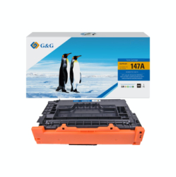 Toner Premium G&G fara chip 10.5K HP 147A Black W1470A HP147A pentru LaserJet Enterprise M611x MFP M636fh M612x M610dn M634z Flow 