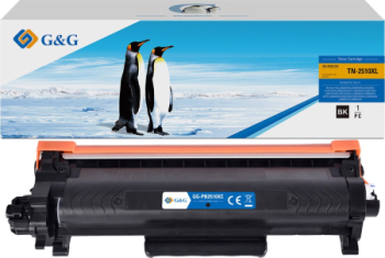 Toner Premium G&G fara chip 3K Brother TN 2590 XL Black TN-2590XL TN2590XL pentru HL L2402D L2442DW L2460DN DCP L2600D L2622DW L2640DN 