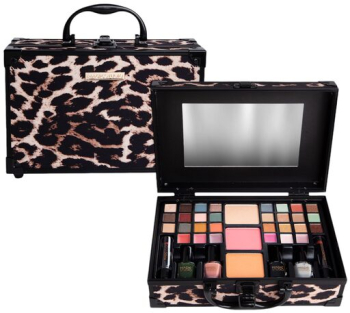 Trusa de machiaj tip servieta cu model animal print Wild Safary 32021 Magic Studio 