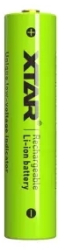 Acumulator XTAR AAA R3 Li-ion 10440 1.5V 800mAh 1200mWh top button 1buc ACCU-10440/80/BL4-TH-XTR 