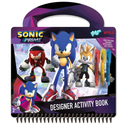 Carte de activitati & pixuri - Sonic