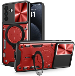 Husa pentru Samsung Galaxy A56 5G - Techsuit CamGuard Pro - Red 