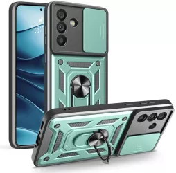Husa pentru Samsung Galaxy A56 5G - Techsuit CamShield Series - Green 