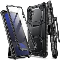 Husa pentru Samsung Galaxy S24 FE + Folie - I-Blason Armorbox - Black 