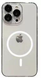 Husa protectie Flippy pentru Apple iPhone 12 MagSafe Silicone Protectie si folie camera inclusa protectie camera Transparent 
