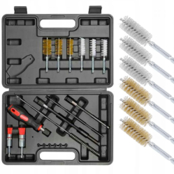 Trusa perii curatare canale injectoare bujii 19 piese KD10049 