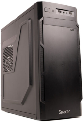Carcasa fara sursa ATX Spacer SPC-KRYPTON negru 