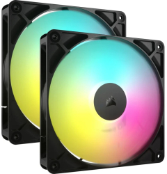 Ventilator / radiator Corsair RS Series RS120 ARGB 120mm Two Fan Pack Black 