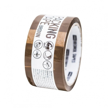 Banda adeziva/scotch pentru ambalat maro 50 mm x 50 m BEOROL 