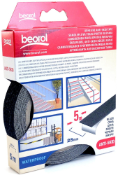 Banda antialunecare neagra autoadeziva 5m 