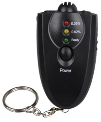 Etilotest tip breloc portabil iluminare LED 