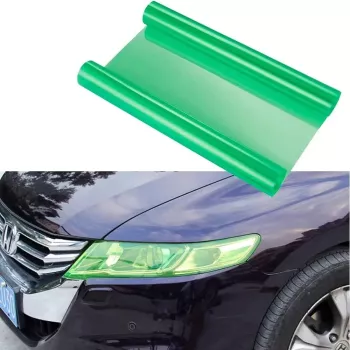 Folie protectie faruri / stopuri auto - Verde pret/m liniar 