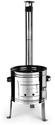 Soba pentru ceaun/tuci inox burlan cot 31x51 cm Perfect Home 