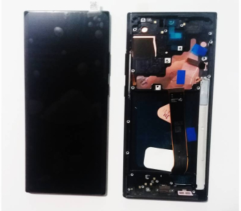 Display ecran cu Touchscreen si Rama compatibil cu Samsung Note 20 Ultra 5G N986 Negru 