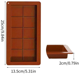 Forma din silicon pentru ciocolata Dubai 25x13.5 cm