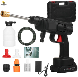 Set pompa de dus portabil cu presiune 2.5L/min si furtun 2m cablu alimentare 5 metri DC 12V pentru camping sau drumetii - Phuture® 