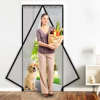 Plasa de tantari magnetica pentru usa dimensiune 85 x 210 cm