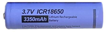 Acumulator PKCELL ICR 18650 Li-Ion 3.7V 3350 mAh cu top button 633 