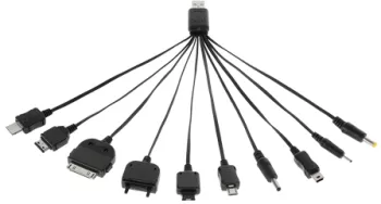 Cablu adaptor USB universal 10 tipuri Cabletech 