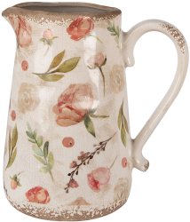 Carafa decorativa ceramica multicolora Rose 21x15x23 cm 