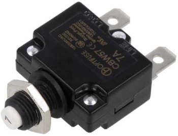 Siguranta termica 7A Imax1kA 125V 250V 32VDC 50VDC OPTIFUSE CBW57-ES-7A-5H 