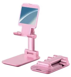 Suport reglabil de birou pentru telefon si tableta Choetech H88-PK-HW roz 
