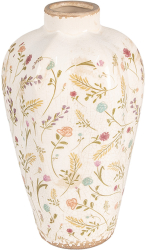 Vaza flori ceramica multicolora 17x30 cm 