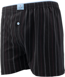 Boxer din bumbac 2652-1 OTS Negru / L 