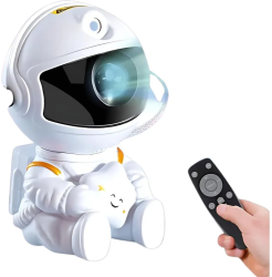 Mini Astronaut Proiector de Stele si Galaxie Lampa Constelatie LED de veghe cu Temporizator si Telecomanda 