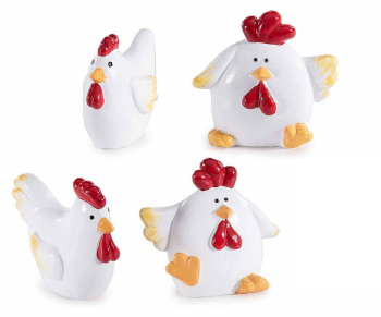 Set 4 Figurine Gaini polirasina multicolora 5.5x2.5x5 cm 