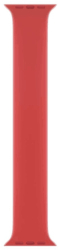Bratara silicon rosu tip solo loop marca THD pentru Apple Watch 41mm seria 7 si seria 8 marimea S lungime incheietura mana 158-177 mm 