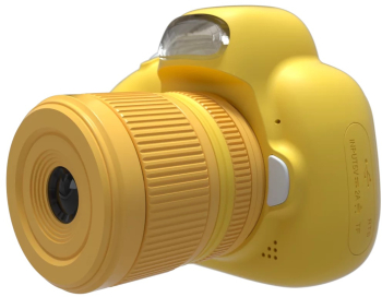 Camera foto digitala pentru copii THD Pixels D6 aspect DSLR rezolutie 18 megapixeli galbena 