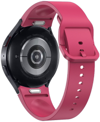 Curea din silicon 20 mm marca THD pentru Galaxy Watch6/Classic Galaxy Watch5/Pro culoarea visiniu 
