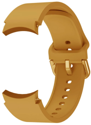 Curea din silicon 20 mm marca THD pentru Samsung Galaxy Watch 4 Classic 46 mm/42 mm si Samsung Galaxy Watch 4 44 mm/40 mm culoarea galben 