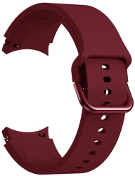 Curea din silicon 20 mm marca THD pentru Samsung Galaxy Watch 5 44 mm/40 mm si Samsung Galaxy Watch 5 Pro culoarea visinie 