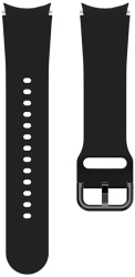 Curea din silicon 20 mm marca THD pentru Samsung Galaxy Watch 5 44 mm/40 mm si Samsung Galaxy Watch 5 Pro culoarea negru 
