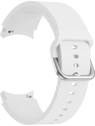 Curea din silicon 20 mm marca THD pentru Samsung Galaxy Watch 5 44 mm/40 mm si Samsung Galaxy Watch 5 Pro culoarea alba 